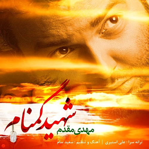 Cover artwork for Shahide Gomnam by Mehdi Moghaddam